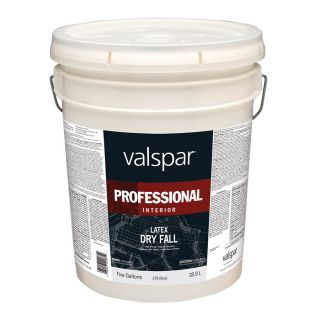Valspar Black Flat Latex Interior Paint (Actual Net Contents: 640 fl oz)