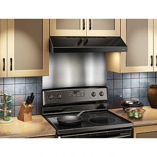 Broan 30” 200 CFM Under Cabinet Range Hood   Black   Appliances
