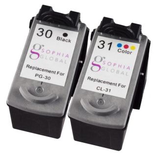 Sophia Global Remanufactured Ink Cartridge Replacement for Canon PG 30