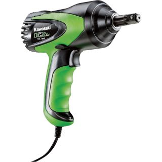 Kawasaki 12 Volt DC Electric Roadside Impact Wrench Kit — 1/2in. Drive, Model# 841337  Corded Impact Wrenches