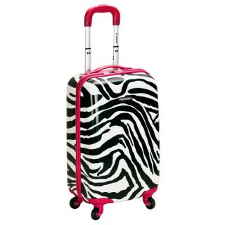 Rockland Designer Zebra 20 inch Lightweight Hardside Spinner Carry on