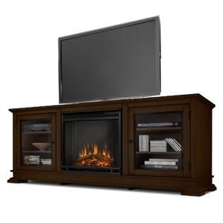 Real Flame  Hudson Electric Fireplace in Espresso 26.5Hx67.75Wx20D