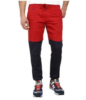 Publish Two Tone Joggers Pants Dark Red/Navy