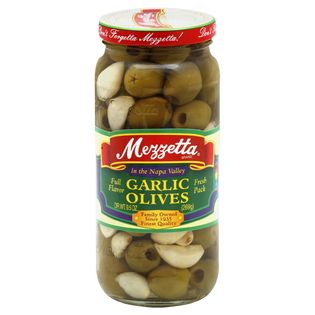 Mezzetta Olives, Garlic, Mild, 9.5 oz (269 g)   Food & Grocery