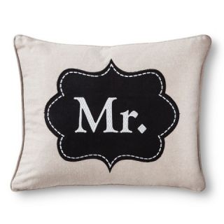 Mr. Decorative Throw Pillow   Tan