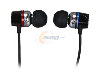 Open Box: Monster Black Turbine 3.5mm Gold Plated Connector In Ear High Performance Noise Isolating Headphone (Black)