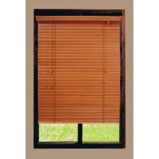 Home Decorators Collection Cut to Width Golden Oak 2 in. Basswood Blind   65 in. W x 64 in. L (Actual Size 64.5 in. W x 64 in. L ) 10098.0