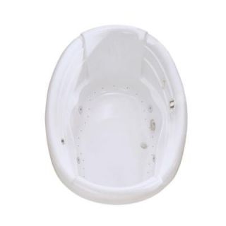 MAAX Dolce Vita 6 ft. Whirlpool and Air Bath Tub in White 105186 109 001 101