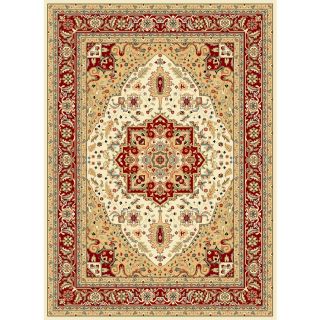 Safavieh Lyndhurst Ivory and Red Rectangular Indoor Machine Made Area Rug (Common: 9 x 12; Actual: 107 in W x 144 in L x 0.67 ft Dia)