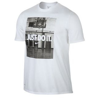 Nike JDI Image T Shirt   Mens   Basketball   Clothing   White/White