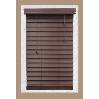 Home Decorators Collection Cut to Width Brexley 2 1/2 in. Premium Wood Blind   47 in. W x 48 in. L (Actual Size 46.5 in. W x 48 in. L ) 23275