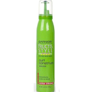 Garnier 6.8 ounce Extra Strong Curl Construct Mousse (Pack of 4)