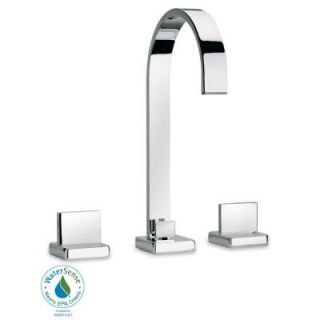 LaToscana Novello 8 in. Widespread 2 Handle High Arc Bathroom Faucet in Chrome 86CR214LFEX
