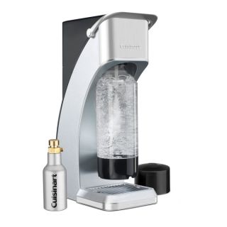 Cuisinart SMS 201S Silver Sparkling Beverage Maker with 4 ounce CO2