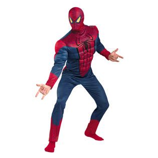 Men’s Spider Man Classic Muscle Halloween Costume Size: XXL