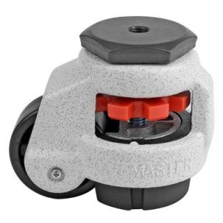 Foot Master 1 5/8 in. Nylon Wheel Standard Stem Leveling Caster with Load Rating 110 lbs. GD 40S 3/8