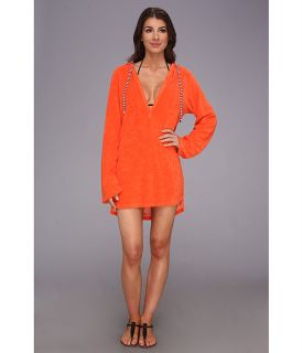 splendid signature terry hooded tunic cover up
