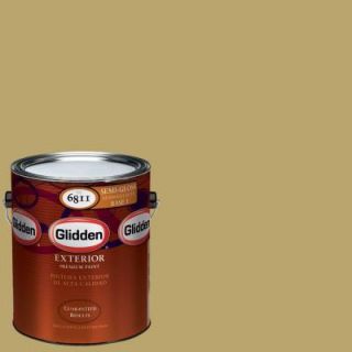 Glidden Premium 1 gal. #HDGY64 Golden Cactus Flower Semi Gloss Latex Exterior Paint HDGY64PX 01S