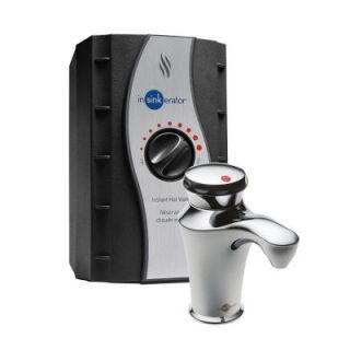 InSinkErator Invite H Contour 1 Handle Instant Hot Water Dispenser Faucet in Chrome H CONTOUR SS