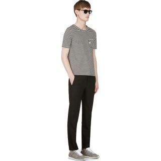Band of Outsiders Black & White Striped T Shirt
