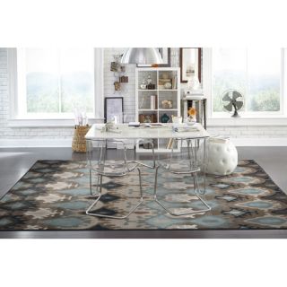 The Conestoga Trading Co. Tara Blue/Stone Area Rug