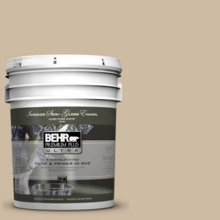 BEHR Premium Plus Ultra 5 gal. #710C 3 Gobi Desert Semi Gloss Enamel Interior Paint 375405