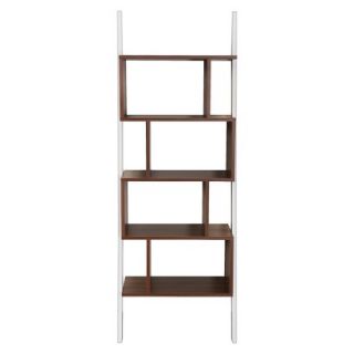 Furniture of America Ascencio Ladder Bookshelf and Display Case
