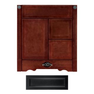 Architectural Bath Remington Black Transitional Bathroom Vanity (Common: 30 in x 21 in; Actual: 30 in x 21 in)