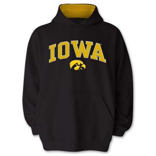 Kids Iowa Hawkeyes College Pullover Hoodie   YAR14IOW BLK