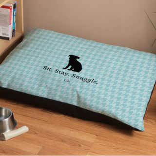 Checkerboard, Ltd Personalized Houndstooth Dog Bed