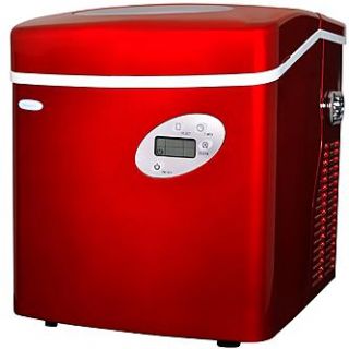NewAir AI 215R Red 50 Pound Per Day Portable Ice Maker   Appliances