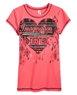 Beautees Girls Imagination is Everything Heart T Shirt   Kids & Baby