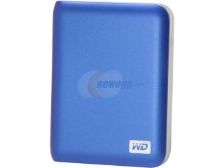 Refurbished: WD My Passport Essential SE 750GB USB 3.0 2.5" Portable Hard Drive WDBACX7500ABL Metallic Blue