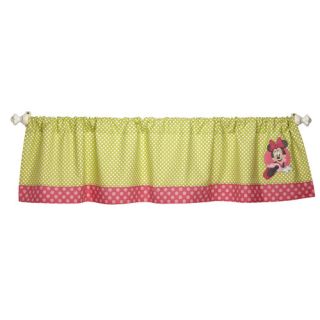 Minnie Petals Perfect Appliqued 60 Curtain Valance