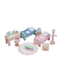 Le Toy Van Daisy Lane Master Bedroom Dollhouse Furniture