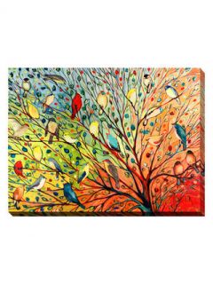 27 Birds by Jennifer Lommers (Canvas) by Framed Canvas Art