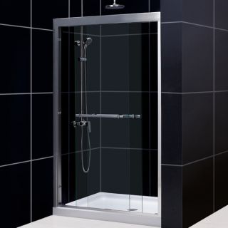 DreamLine Duet 44 48x72 inch Frameless Bypass Sliding Shower Door