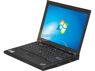Refurbished ThinkPad Laptop T Series T61 Intel Core 2 Duo 2.00 GHz 2 GB Memory 80 GB HDD Intel GMA X3100 14.1" Windows 7 Home Premium 64 Bit