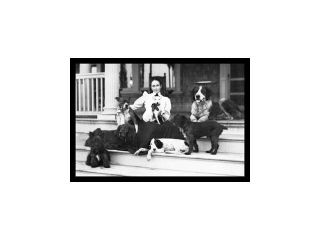 Buy Enlarge 0 587 04364 4P12x18 Mrs. Patten and Her Seven Dogs  Paper Size P12x18