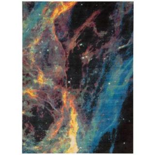 Nourison Altered States Star Bright Multicolor 4 ft. x 6 ft. Area Rug 147417