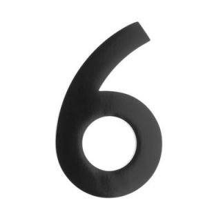 Architectural Mailboxes 5 In. Black Floating House Number 6 3585B 6