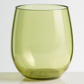 Acrylic Stemless Wine Glasses, Set of 4