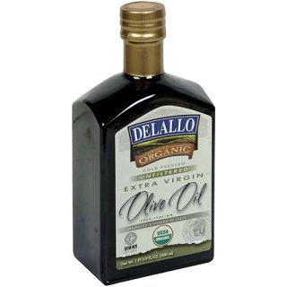 Delallo Unfiltered Extra Virgin Olive Oil, 16.9 oz (Pack of 6)