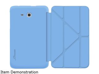 roocase Blue Slim Shell Origami Case For Samsung Galaxy Tab 3 Lite 7.0 /GALX7 LITE OG SS BL