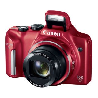 Canon Powershot SX170 IS 16MP Red Digital Camera   Shopping