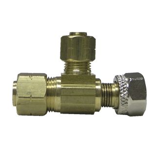 Watts 3/8 in x 3/8 in x 1/4 in Compression Fitting