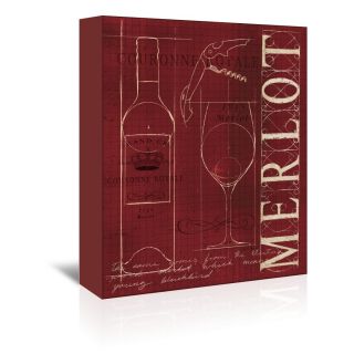 Merlot Graphic Art on Wrapped Canvas by Americanflat