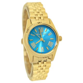 Michael Kors Womens MK3271 Mini Lexington Turquoise Dial Watch