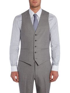 Corsivo Zeno Textured Suit Waistcoat Grey