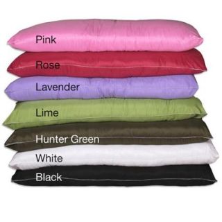 Colorful Down Alternative Body Pillow White